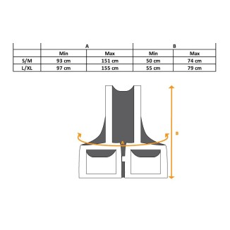 Riserva Trisacca tecnica in cordura ripstop