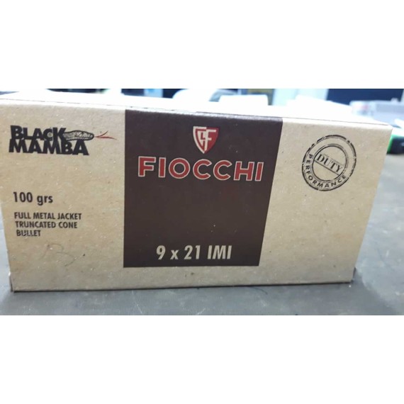 Fiocchi Black Mamba Blindate cal. 9x21