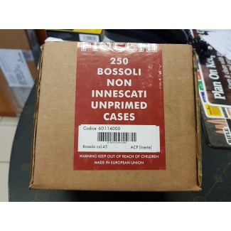 Fiocchi Bossoli Non Innescati cal.45ACP