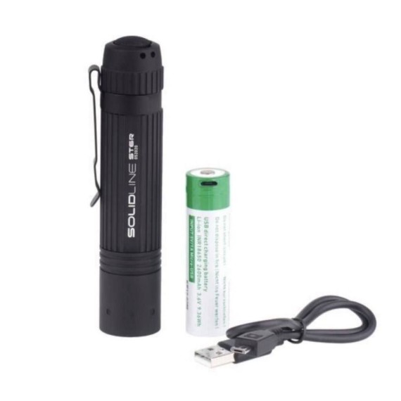 Led Lenser Solidline ST6R 1xLi-Ion 18650 clip