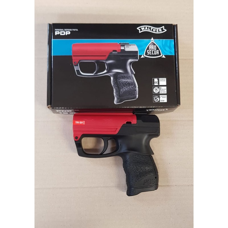 Umarex Walther PDP pistola al peperoncino rossa
